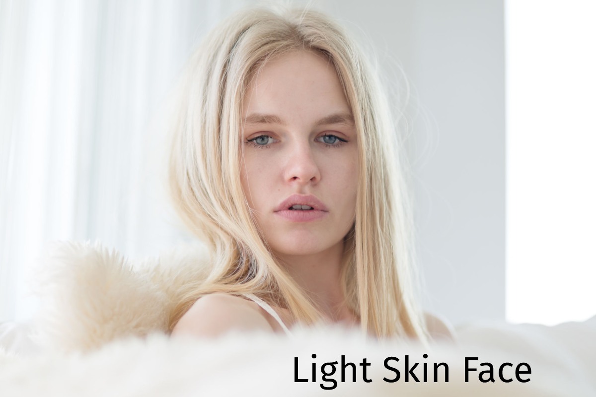 how to get light skin face