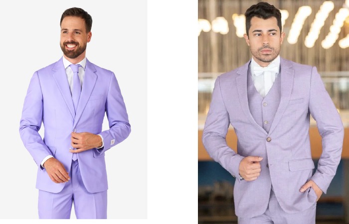 lavender suits