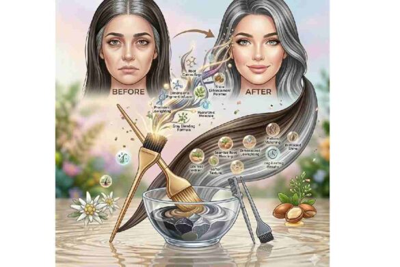 gray blending for dark hair